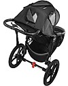 Baby Jogger Summit x3 Baby Stroller, Midnight Black - 3 wheels, now suitable for jogging! Pushchairs