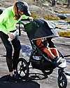 Baby Jogger Summit x3 Baby Stroller, Midnight Black - 3 wheels, now suitable for jogging! Pushchairs