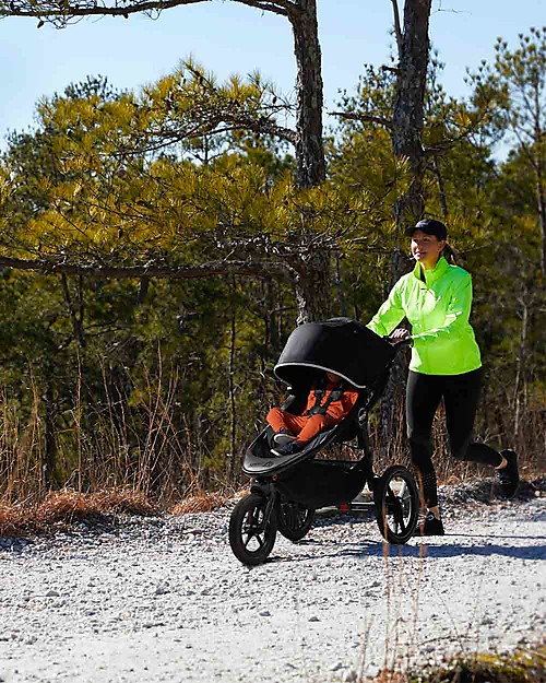 Baby Jogger Summit x3 Baby Stroller, Midnight Black - 3 wheels, now suitable for jogging! Pushchairs