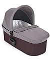 Baby Jogger Travel System Trio City Elite Deluxe, Grey - City Elite + Deluxe Carry Cot + Handrail + City GO + Adapters Trio and Duo Strollers