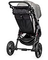 Baby Jogger Travel System Trio City Elite Deluxe, Grey - City Elite + Deluxe Carry Cot + Handrail + City GO + Adapters Trio and Duo Strollers