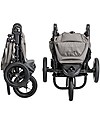 Baby Jogger Travel System Trio City Elite Deluxe, Grey - City Elite + Deluxe Carry Cot + Handrail + City GO + Adapters Trio and Duo Strollers