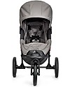 Baby Jogger Travel System Trio City Elite Deluxe, Grey - City Elite + Deluxe Carry Cot + Handrail + City GO + Adapters Trio and Duo Strollers