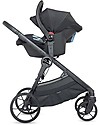 Baby Jogger Travel System Trio City Premier Deluxe, Taupe - City Premier + Deluxe Carry Cot + Handrail + Citi GO + Adapters Trio and Duo Strollers