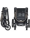 Baby Jogger Travel System Trio City Premier Deluxe, Taupe - City Premier + Deluxe Carry Cot + Handrail + Citi GO + Adapters Trio and Duo Strollers