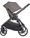 Baby Jogger Travel System Trio City Premier Deluxe, Taupe - City Premier + Deluxe Carry Cot + Handrail + Citi GO + Adapters Trio and Duo Strollers
