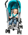 Baby Jogger Vue Lite - Aqua - First Reversible Seat - Umbrella Fold! Lights Strollers