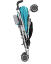 Baby Jogger Vue Lite - Aqua - First Reversible Seat - Umbrella Fold! Lights Strollers