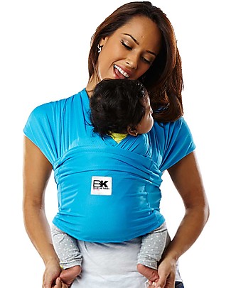 Baby K'tan Ergonomic Baby Carrier 5 in 1 Active, Ocean Blu - Easy to wear, slips on like a t-shirt! Baby Slings