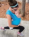 Baby K'tan Ergonomic Baby Carrier 5 in 1 Active, Ocean Blu - Easy to wear, slips on like a t-shirt! Baby Slings