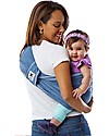 Baby K'tan Ergonomic Baby Carrier 5 in 1, Denim - 100% cotton - Easy to wear, slips on like a t-shirt! Baby Slings