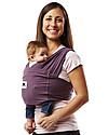 Baby K'tan Ergonomic Baby Carrier 5 in 1, Eggplant - 100% Cotton - Easy to wear, slips on like a t-shirt! Baby Slings