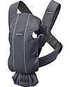 BabyBjörn Baby Carrier Mini 3D Mesh, Anthracite - Breathable, it Dries quickly! Baby Carriers