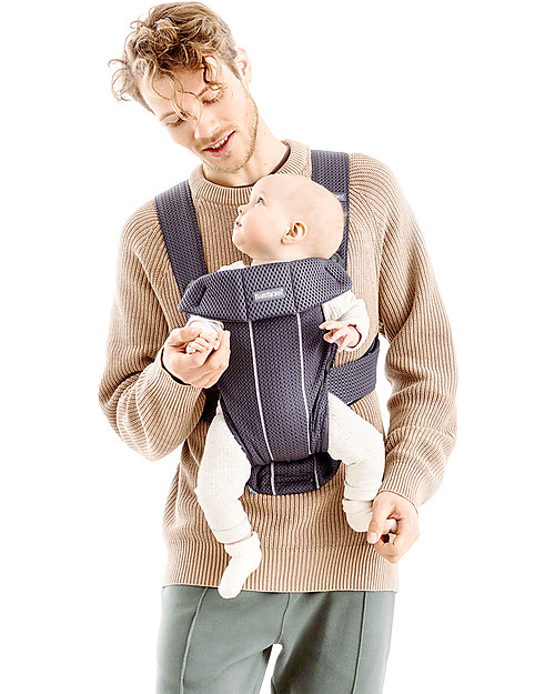 BabyBjörn Baby Carrier Mini 3D Mesh, Anthracite - Breathable, it Dries quickly! Baby Carriers