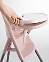 BabyBjörn Collapsible High Chair, Powder Pink/Grey - Safety Lock and Detachable Tray High Chairs