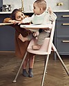BabyBjörn Collapsible High Chair, Powder Pink/Grey - Safety Lock and Detachable Tray High Chairs