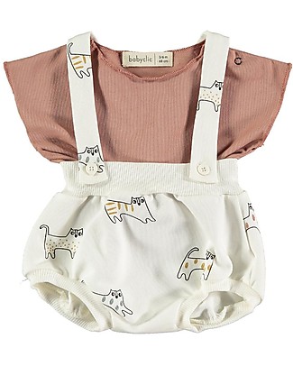 BabyClic Bloomer + T-Shirt - Felix - Elasticated Organic Cotton Sets And Co-Ords