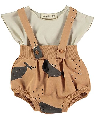 BabyClic Bloomer + T-Shirt - Whale - Organic Cotton T-shirts