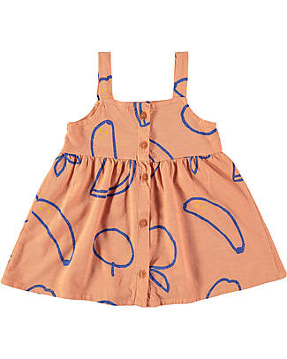 BabyClic Dress + Bloomer - Fruits - 100% Organic Cotton Flamé Jersey Dresses_