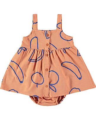 BabyClic Dress + Bloomer - Fruits - 100% Organic Cotton Flamé Jersey Dresses_