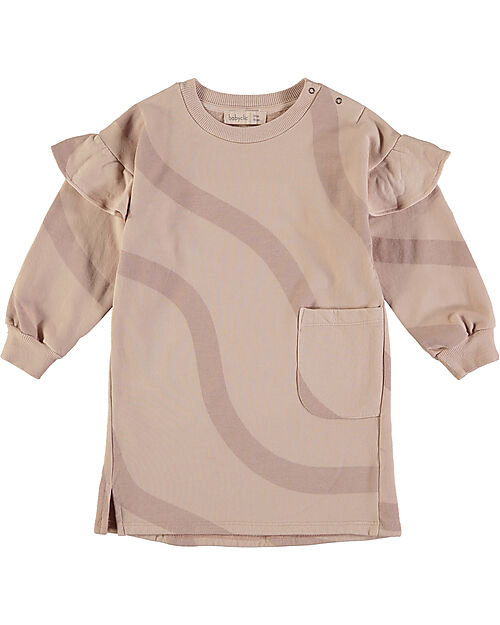 BabyClic Dress with Ruffle - Rose Dresses_