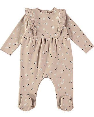 BabyClic Footed Onepiece - Happy Penguins - Organic Cotton Plush Babygrows