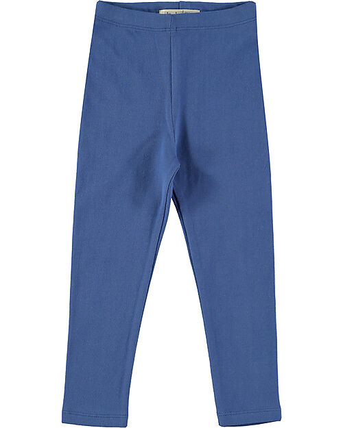 BabyClic Leggings - Electric Blue - with Elasticated Waist - Organic Cotton Leggings