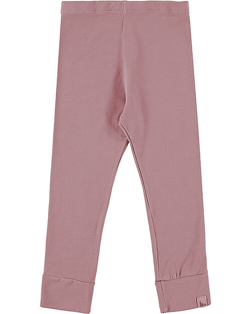 BabyClic Leggings - Grape - with Elasticated Waist - Organic Cotton Leggings