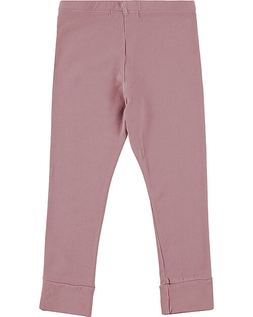 BabyClic Leggings - Grape - with Elasticated Waist - Organic Cotton Leggings