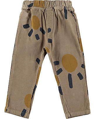 BabyClic Long Corduroy Pants Robin - Big Sun - 100% Organic Cotton Velvet Trousers