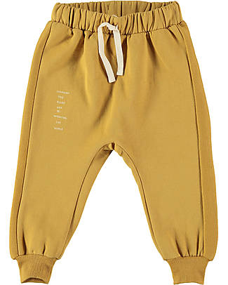 BabyClic Long Pants - Change Ocher - Organic Cotton Plush Trousers