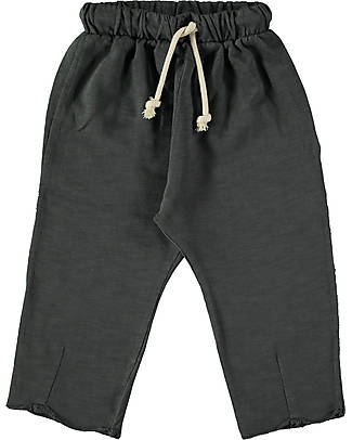 BabyClic Long Pants - Emporda - Black - Organic Cotton Sweatshirt Trousers