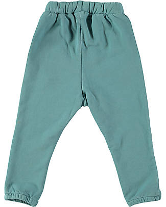 BabyClic Long Pants - Smile Emerald - Organic Cotton Plush Trousers