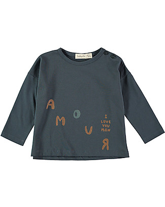 BabyClic Long Sleeved T-shirt - Amour - 100% Organic Cotton Long Sleeves Tops