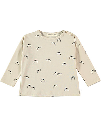 BabyClic Long Sleeved T-shirt - Elephants - 100% Organic Cotton Long Sleeves Tops
