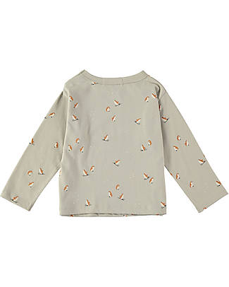 BabyClic Long-Sleeved T-Shirt - Happy Penguins - 100% Organic Cotton Long Sleeves Tops