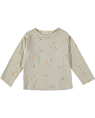 BabyClic Long-Sleeved T-Shirt - Happy Penguins - 100% Organic Cotton Long Sleeves Tops