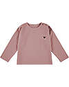 BabyClic Long Sleeves Shirt - Pink - Cooked with Love - Organic Cotton Long Sleeves Tops