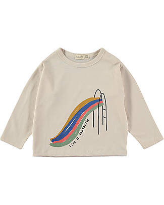 BabyClic Long Sleeves Shirt - Rainbow - 100% Organic Cotton Jersey Long Sleeves Tops