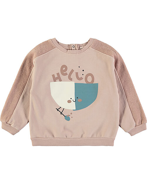 BabyClic Long Sleeves Sweatshirt - Pink - Soup Sweatshirts