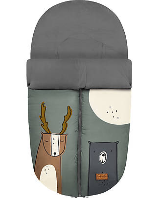 BabyClic Nanouk Footmuff - Forest Animals - 93x48x3cm Footmuffs