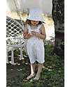 BabyClic Overalls with Ruffles - Lavender - Organic Cotton Dungarees