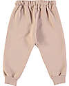 BabyClic Pants Bruc - With Elasticated Waistband - Soft Pink - Cotton Trousers