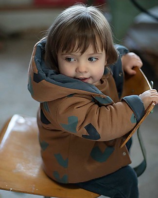 BabyClic Quilted Jacket - Big Hearts - Organic Cotton Jackets