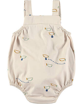 BabyClic Romper - Organic Cotton Jersey - Sea Short Rompers