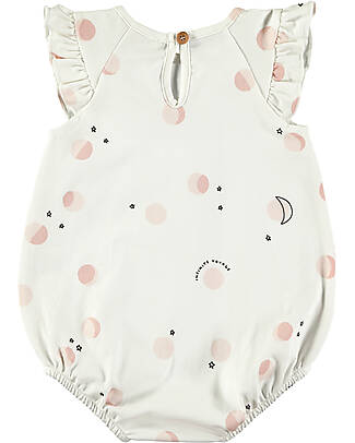 BabyClic Romper - Organic Cotton - Luna Pink Short Rompers