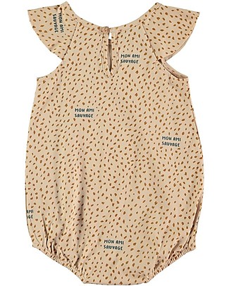 BabyClic Romper - Sauvage - Pink - 100% Organic Cotton Jersey Babygrows