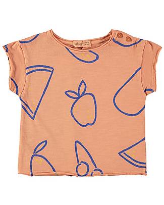 BabyClic Short Sleeves T-Shirt - Fruits - 100% Organic Cotton Flamé Jersey T-shirts