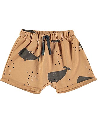 BabyClic Shorts - Whale - 100% Organic Cotton Flamé Shorts