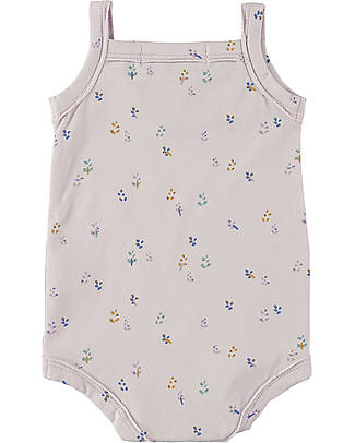 BabyClic Sleeveless Bodysuit - Lavender - Organic Cotton Short Sleeves Bodies